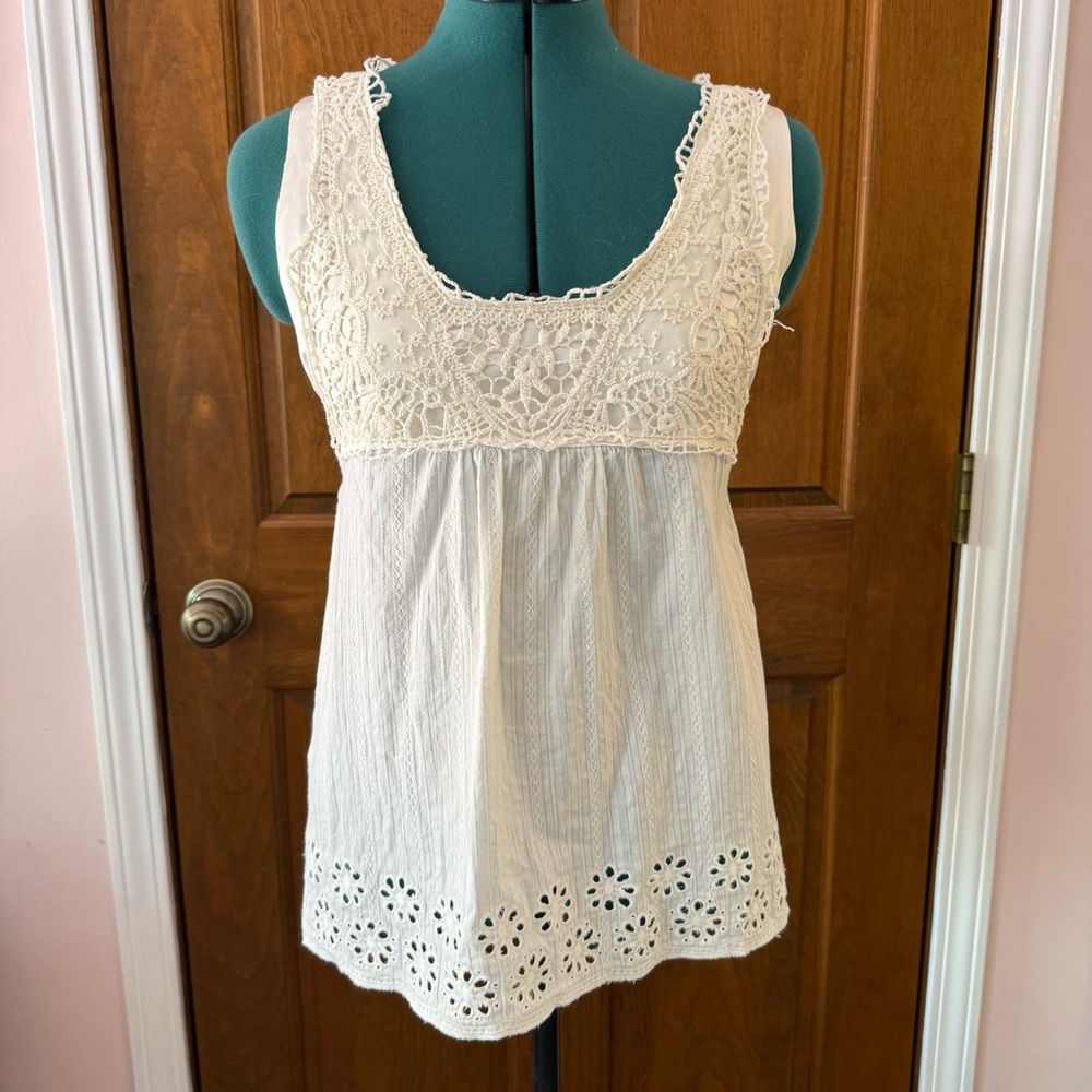 Forever 21 cotton babydoll top - medium